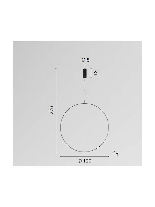 Fan Europe Toorx Ceiling Light White LED with Cold White Light 100x100cm