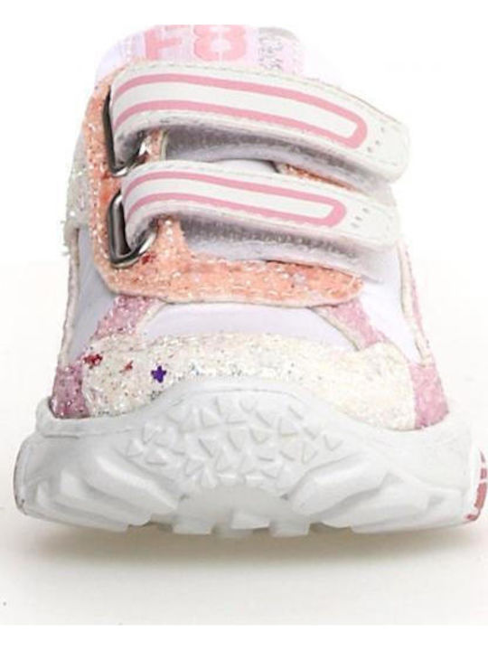 Kids Sneakers with Scratch White