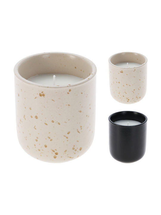 Koopman Lumânare Decorativă Borcan Albă 8x7.2cm
