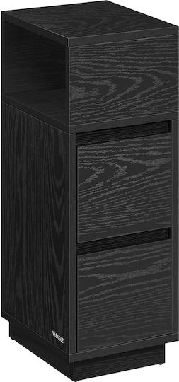Комод Дървен Черен 30x25x65см