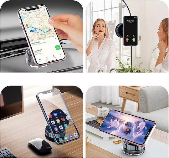 Techsuit Suport Auto pentru Telefon cu magnet MagSafe Neagră