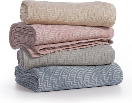 Nef-Nef Homeware Chevie Одеяло Двойно 230x250см Розово