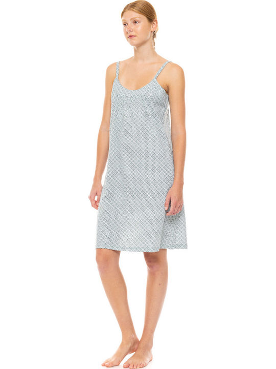 Pink Label Summer Women's Nightdress Forest Green