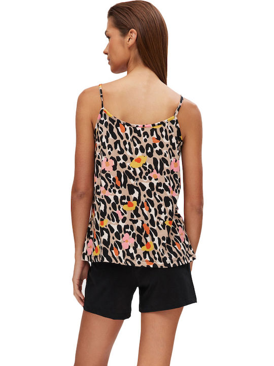 Minerva Summer Women's Pyjama Set Black