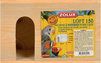 Zolux Vogelnest Hölzern Beige
