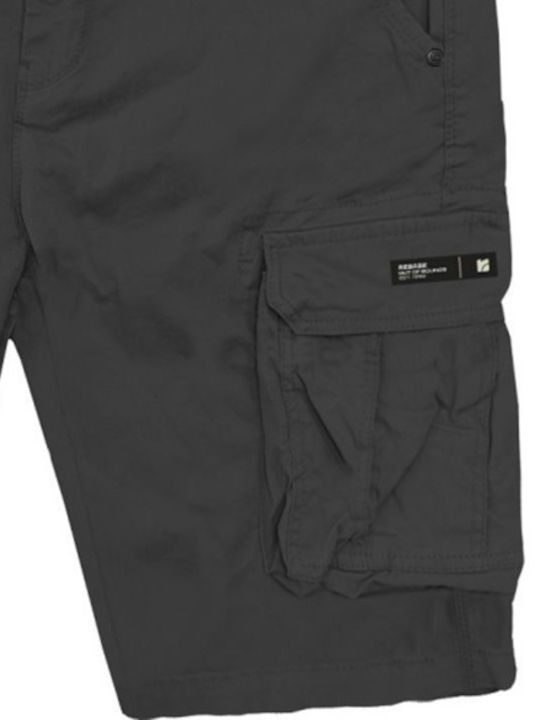 Rebase Ανδρική Βερμούδα Cargo Anthracite