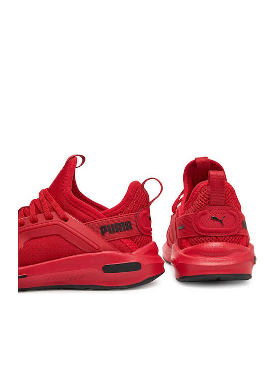 Enzo 5 Kids Sports Shoes Running with Laces Red