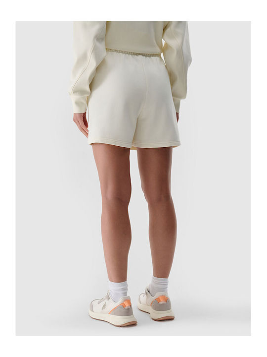4F Women's Terry Activewear Shorts Beige