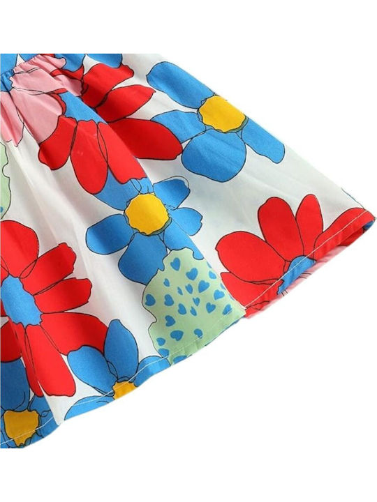 Rochie Fete Fără Mâneci Multicoloră Margarete Multicolore