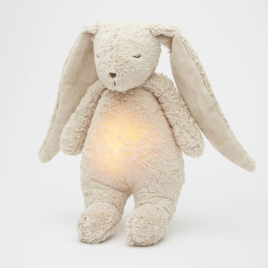 Moonie Ζωάκι The Humming Bunny από Ύφασμα με Αισθητήρα Κλάματος για Νεογέννητα