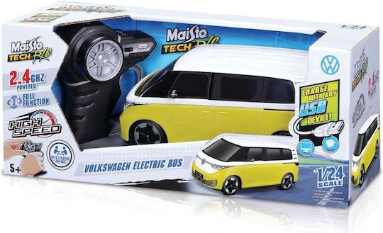 Maisto Volkswagen Electric Bus Remote Controlled Car Yellow