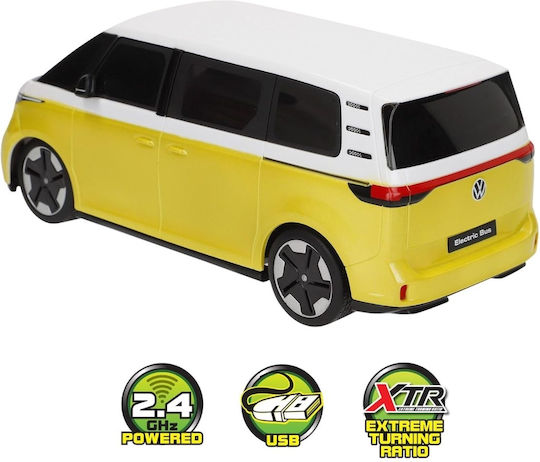 Maisto Volkswagen Electric Bus Remote Controlled Car Yellow