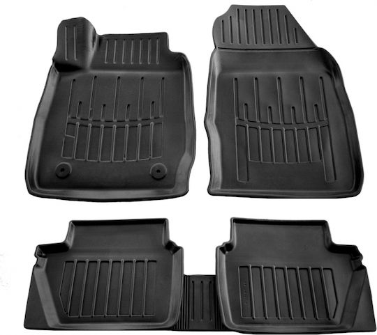 Race Axion Set of Front and Rear Mats 5pcs Tray Type for Ford Fiesta 2008-2013 Black