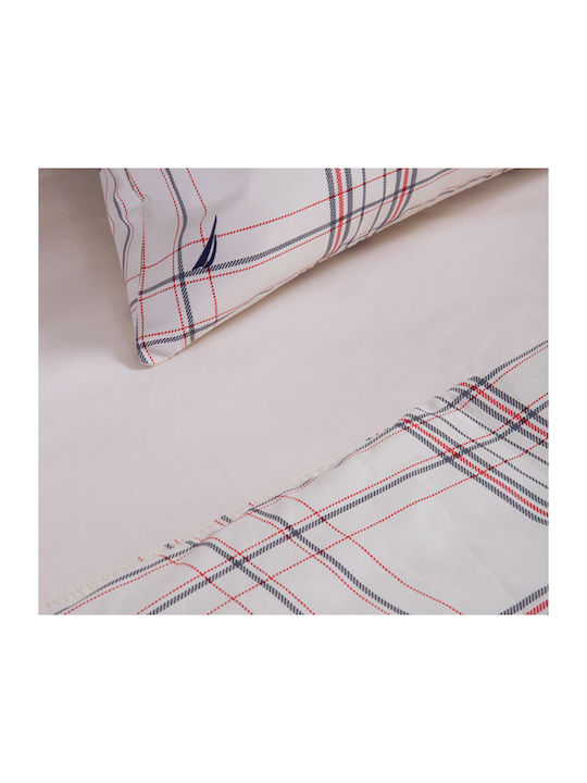 Nef-Nef Homeware Сет Чаршафи 240x270см. Nautica Navigate Екрю 4бр