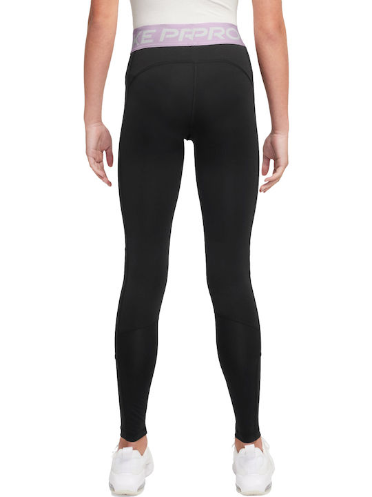 Kids Legging Sports Long Dri-Fit Black / Doll / White Pro