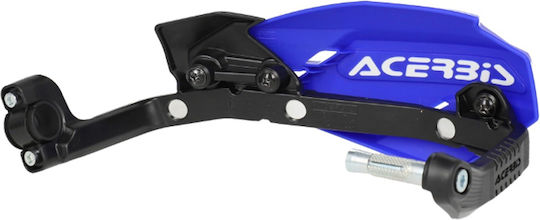 Acerbis Motorcycle Protective Hand Guards in Blue Colour