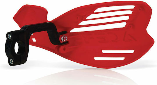 Acerbis X-Force Rote Motorrad-Handschützer in Rot Farbe