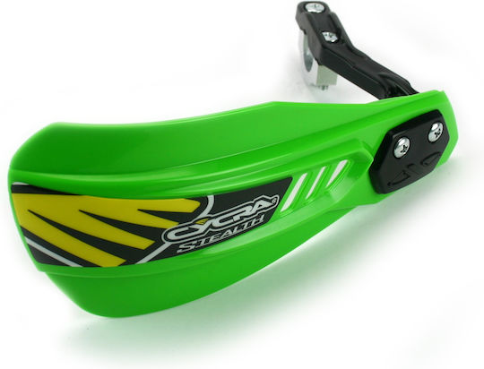 Cycra Motorcycle Protective Hand Guards in Green Colour