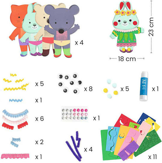 Collage Teddybär Tiere