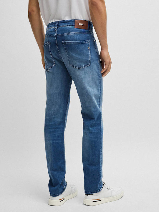 Boss Ανδρικό Παντελόνι Τζιν Slim Fit Denim Blue Boss Ανδρικό Παντελόνι Τζιν Slim Fit Denim Blue