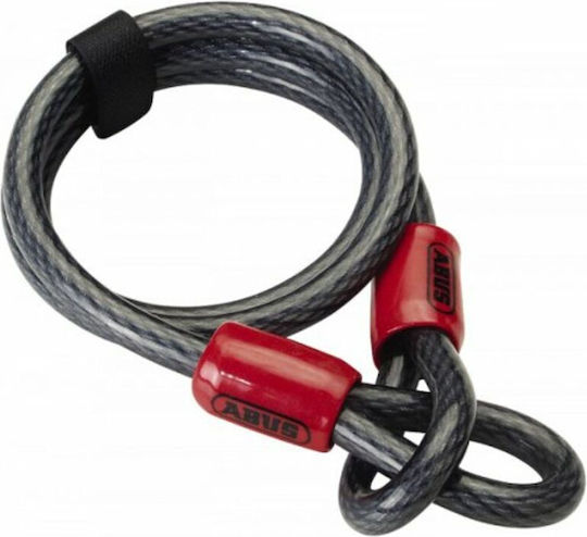 Abus Cobra 1850/185 Αντικλεπτική Κουλούρα Μοτοσυκλέτας με Μήκος 185εκ. Μαύρο Χρώμα