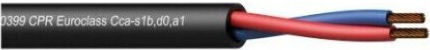 Procab Procab Cls225-cca/3 Lautsprecherkabel 2 x 2,5 mm² 13 AWG EN50399 CPR Euroklasse Cca-s1b,d0