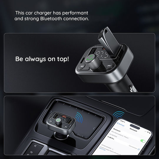 Baseus FM Transmitter Autovehicul cu Bluetooth