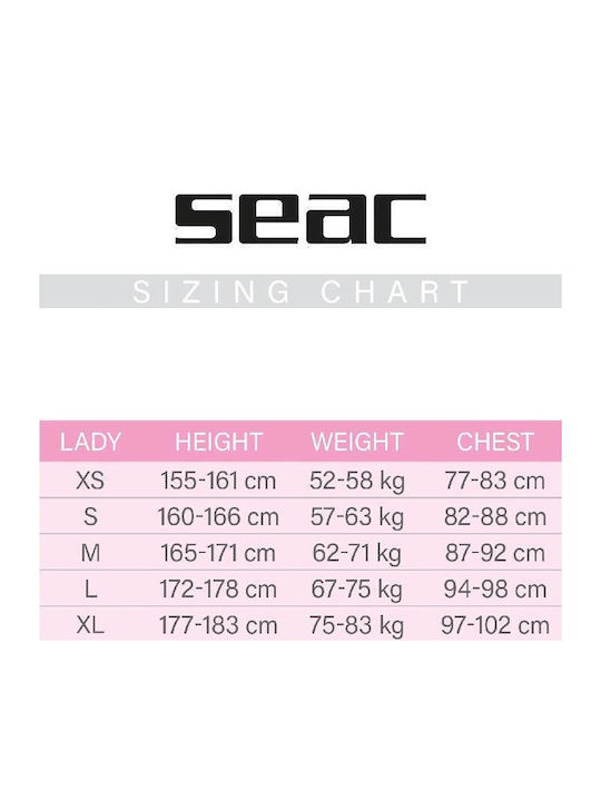 Seac Warm Guard Long Μπλούζα Κατάδυσης Μπλε 0.5mm 1550006 002025