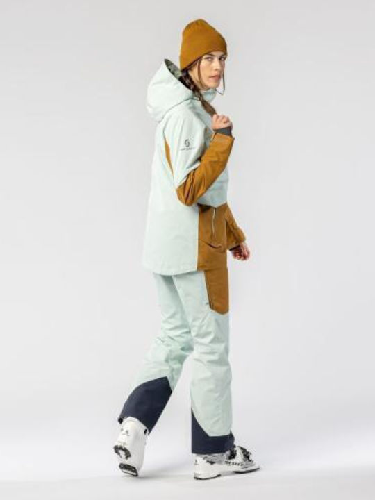 Scott Women's Gore-Tex Ski & Snowboard Jacket Green 411125SCT_GRN_BRN