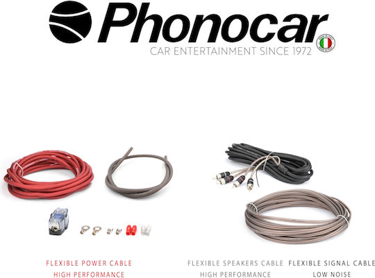 Phonocar Set Car Audio Cables 06.096