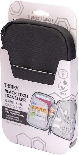 Troika Travel Case Electronic Accessories Black Tech Traveller Black