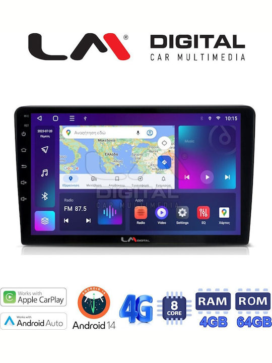 LM Digital Ηχοσύστημα Αυτοκινήτου για Mazda 2 2002 > 2007 (Bluetooth/USB/WiFi/GPS/Apple-Carplay/Android-Auto)