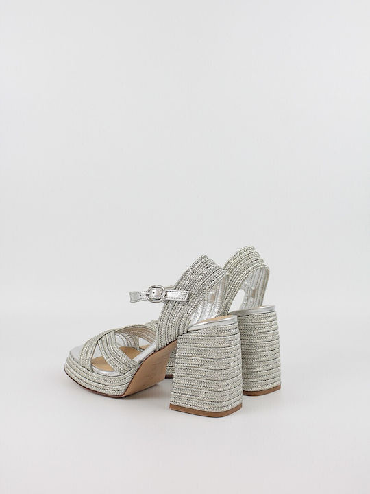 Sandalen Silber