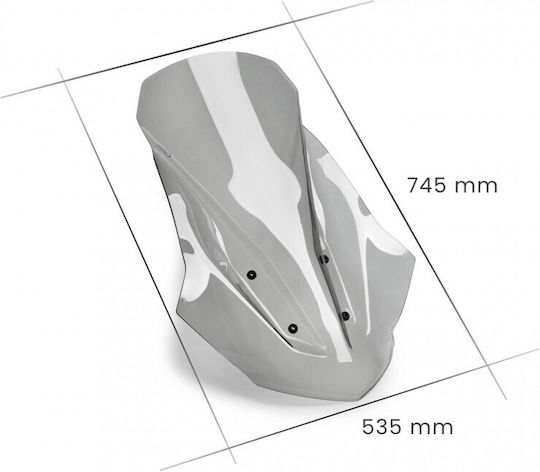 Puig Φιμέ Ζελατίνα Μοτοσυκλέτας για Yamaha NMAX 21802H