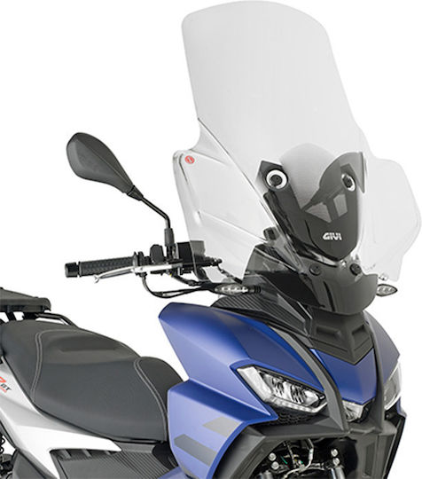 Givi Motorcycle Windshield & Windscreen Transparent Visor for Aprilia SR GT 200 2022-2023 6711DT