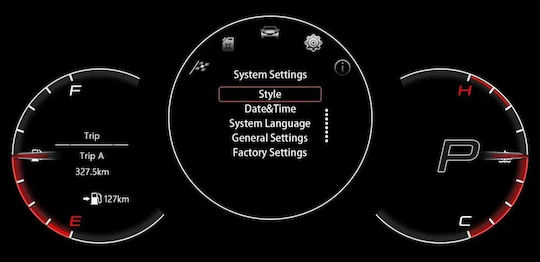 Bizzar Car Dashboard Head Up Display Digital Instrument