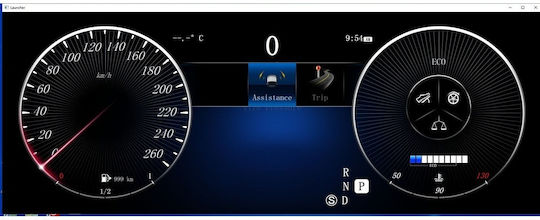 Bizzar Ψηφιακό Όργανο Head Up Display Αυτοκινήτου για τοποθέτηση στο Ταμπλό