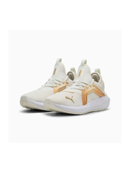 Enzo 5 Metallic Sport Shoes Running Beige