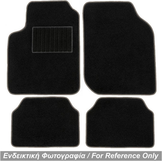 Race Axion Vordere Matten 2Stück aus Teppichboden für Smart FürZwei 2014 Gray / Schwarz