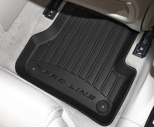Frogum Set of Front and Rear Mats 4pcs Tray Type for Audi Q5 2008-2017 Black