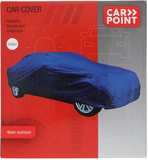 Carpoint Covers for Car with Carrying Bag 523x190x122cm Waterproof XXLarge Secured with Elastic