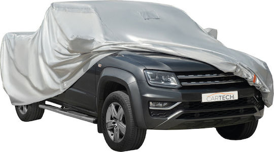 Cartech Κουκούλα για Mitsubishi Pick-up 536x195x152cm Αδιάβροχη Large που Στερεώνεται με Ιμάντες