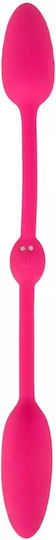 You2Toys Mini Διπλός Δονητής με Απομακρυσμένο Έλεγχο 2cm Ροζ