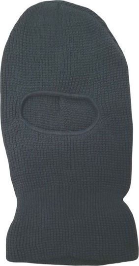 Full Face Beanie Knitted in Black color