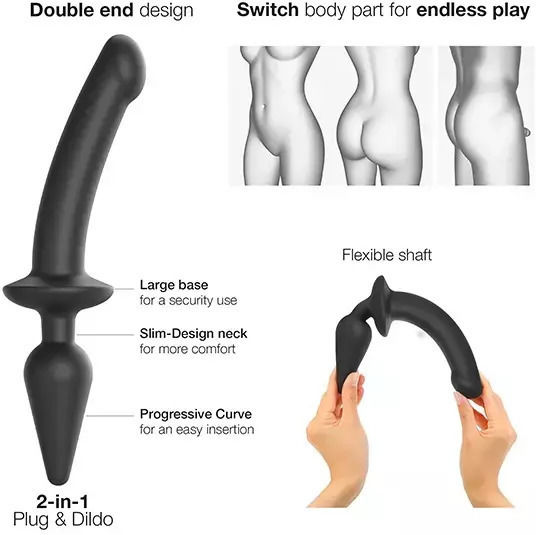 Strap On Me Anal Plug Black