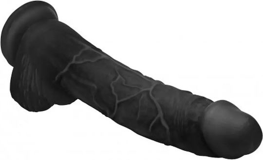 Master Cock Hung Harry Ρεαλιστικό Dildo με Όρχεις και Βεντούζα Μαύρο 76cm
