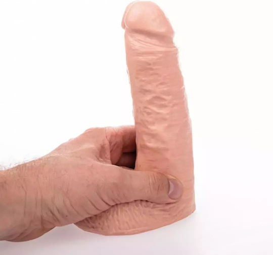 Hung System Cesar Dildo realist cu Scrotum Carne 19cm
