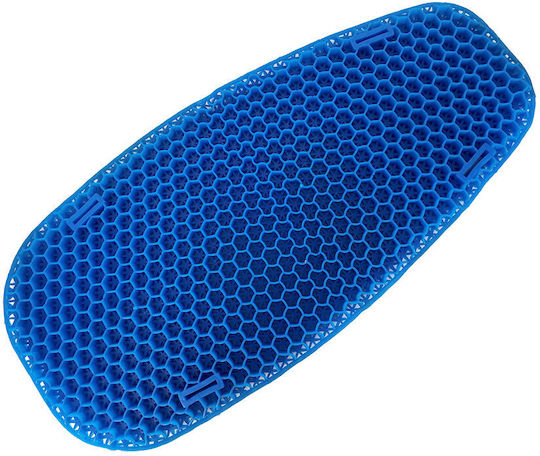 Ventilated Anatomical 3D Silicone Black Motorcycle Seat Cushion