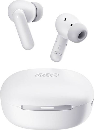 QCY MeloBuds HT16 Bluetooth Handsfree Earphones with Sweat Resistance and Charging Case White