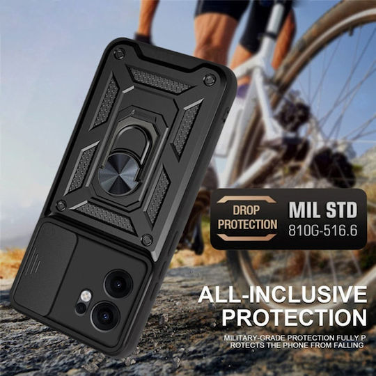 Techsuit Shield Stoßstange Silikon Rose Gold (Oppo Reno13 F, Oppo Reno13 F 5G, Oppo Reno13 FS 5G)